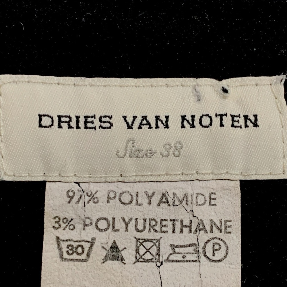 Dries Van Noten Quilted Skirt In Black | Size 38 - Picture 9 of 11